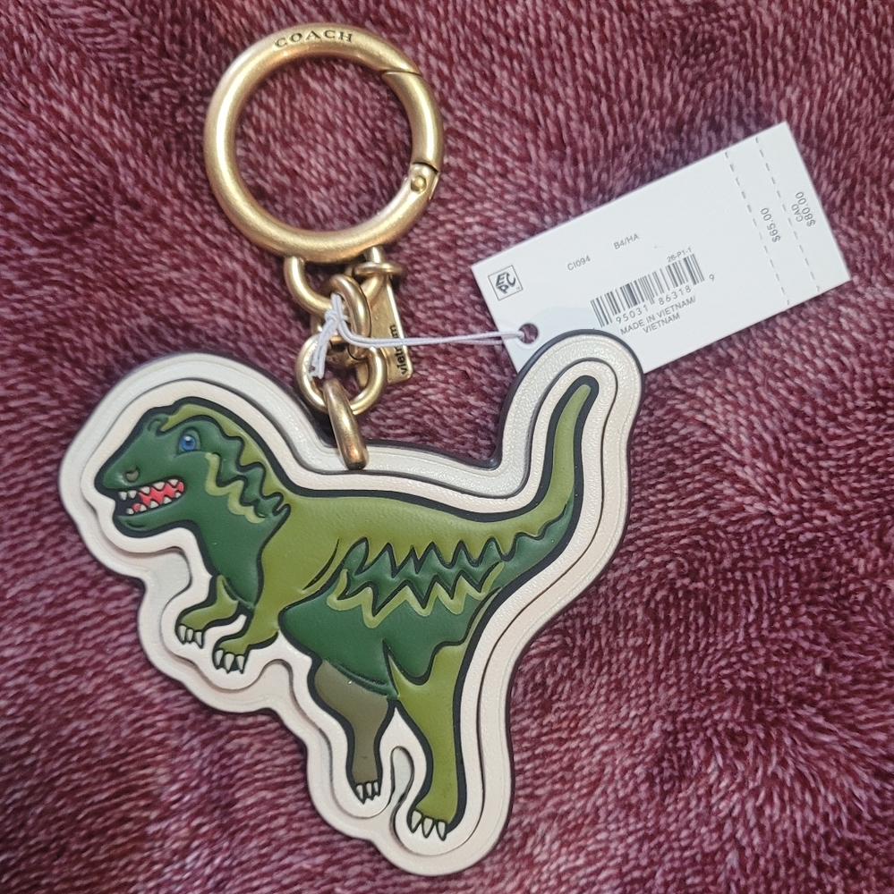 Coach Rexy Keychain NWT